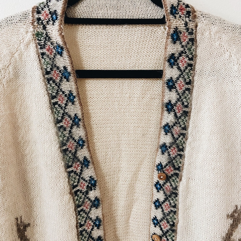 Vintage Alpaca Cardigan